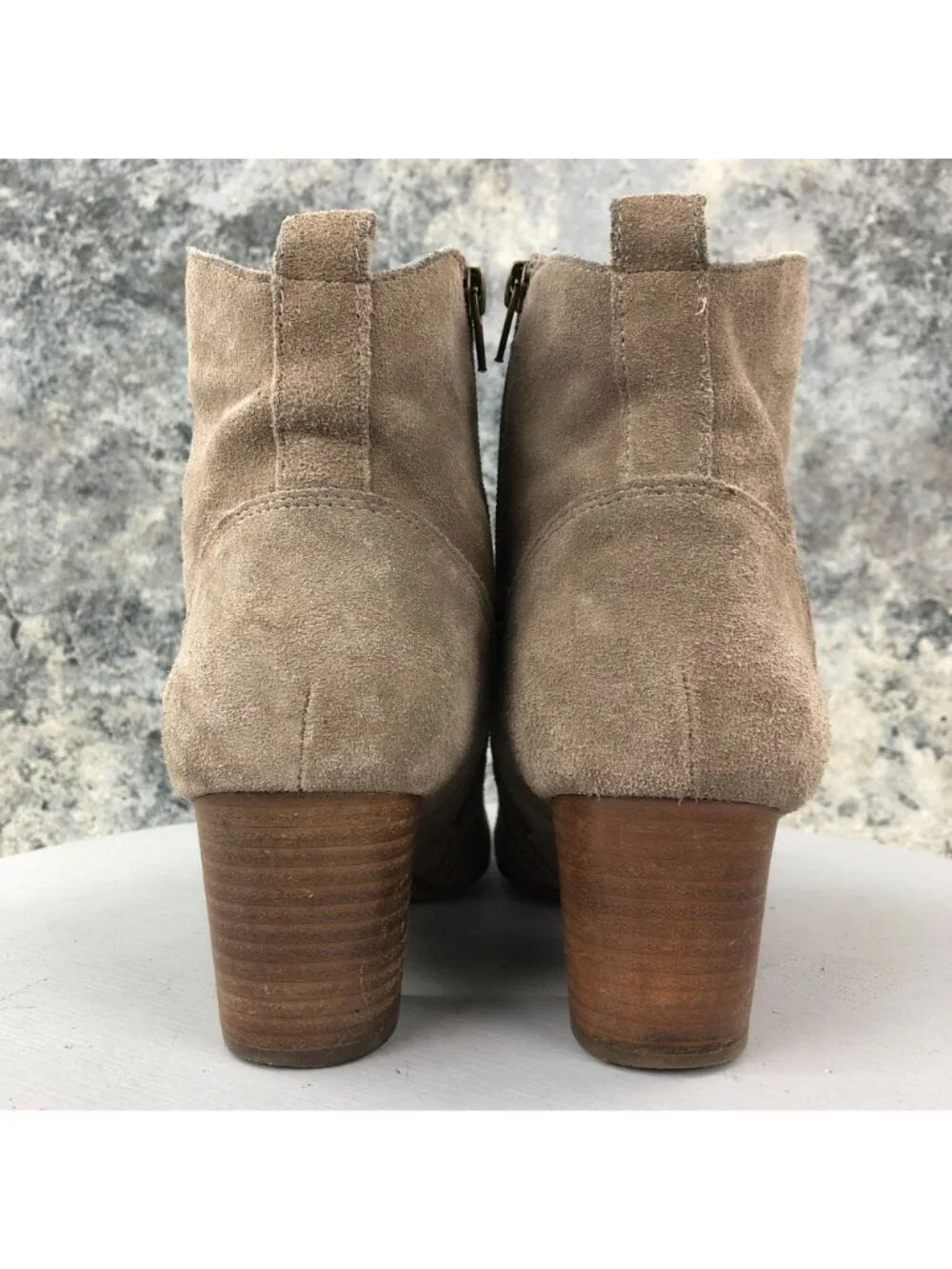 Steve Madden Women's Size 9.5-10** Hipstr Tan Soft Suede Leather Ankle Booties